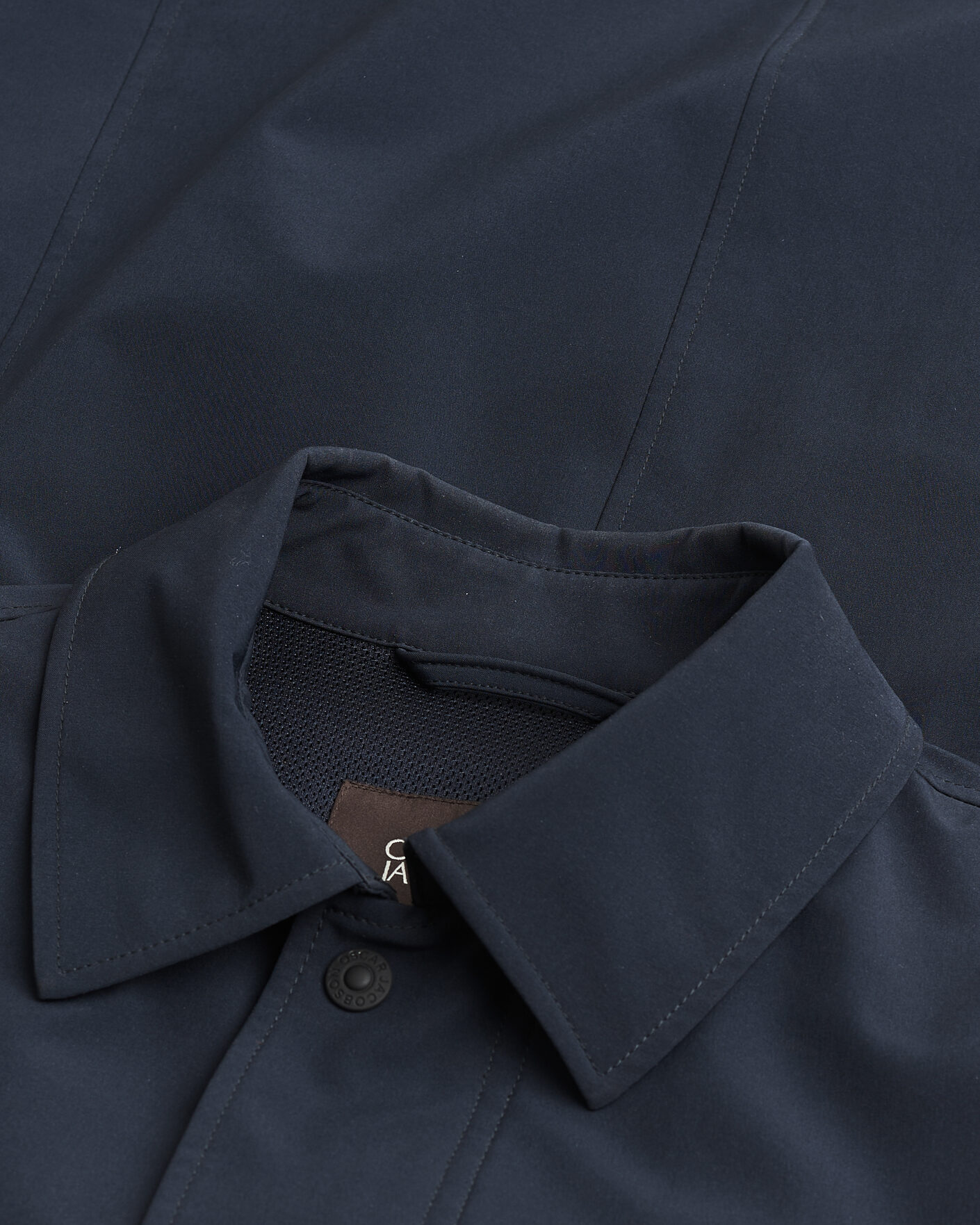 Heren | Pre-owned Jassen | Pre-owned | Oscar Jacobson Johnsson Coat Navy 50