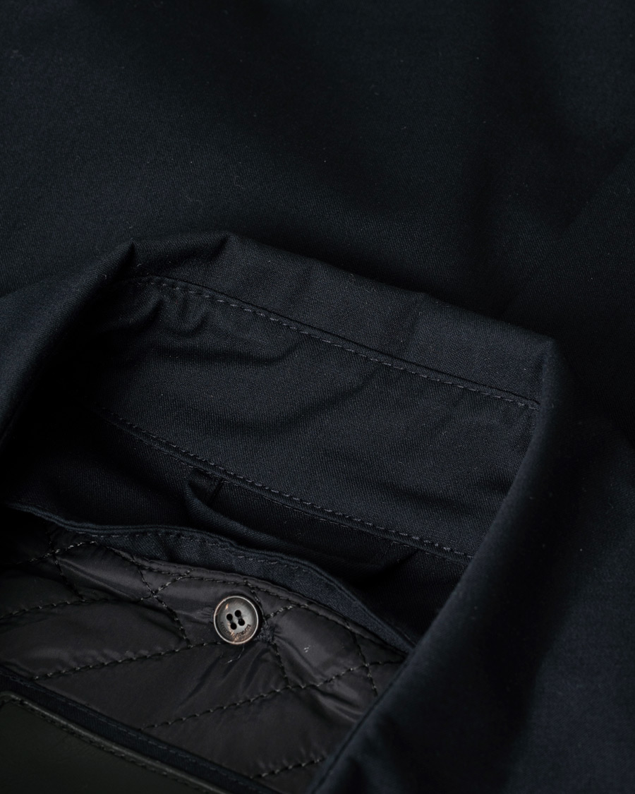 Heren | Emporio Armani Trenchcoat Navy | Pre-owned | Emporio Armani Trenchcoat Navy