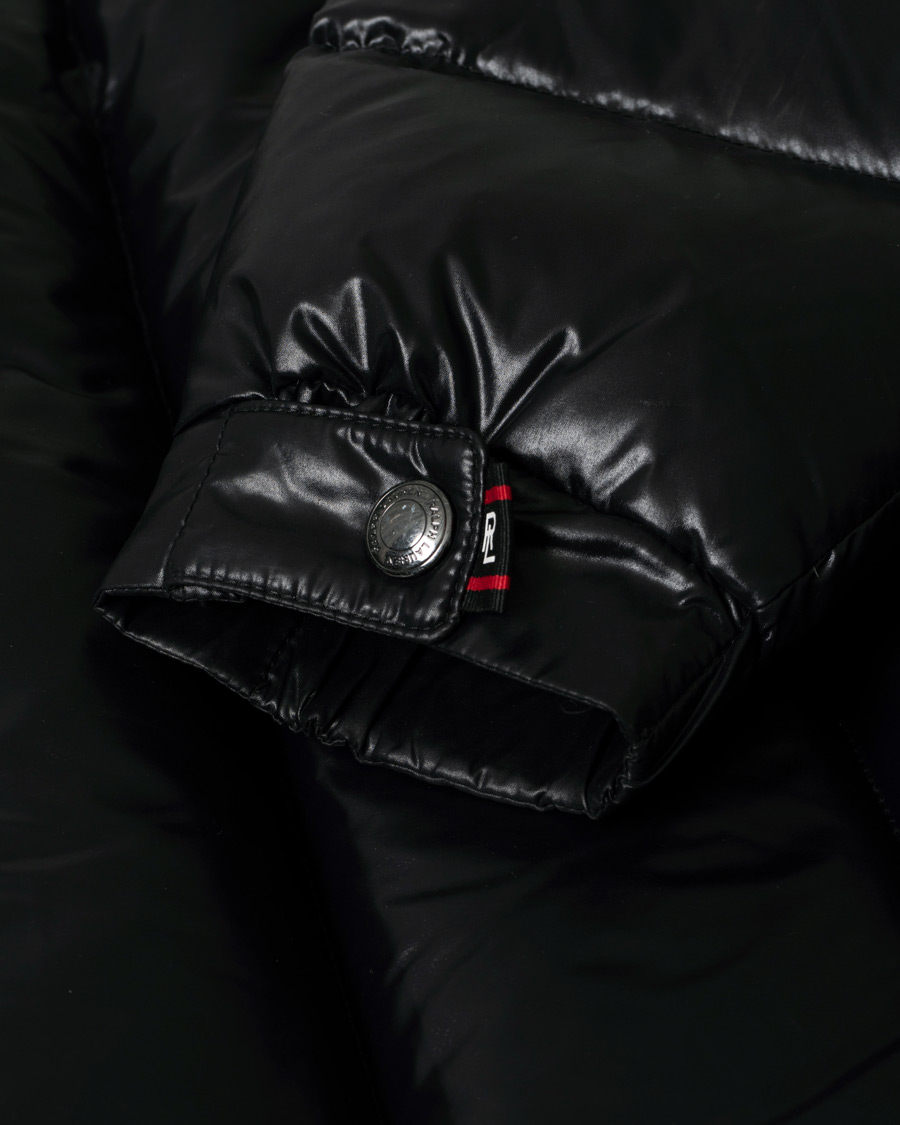 Heren | Ralph Lauren Purple Label Nylon Down Jacket Black M | Pre-owned | Ralph Lauren Purple Label Nylon Down Jacket Black M