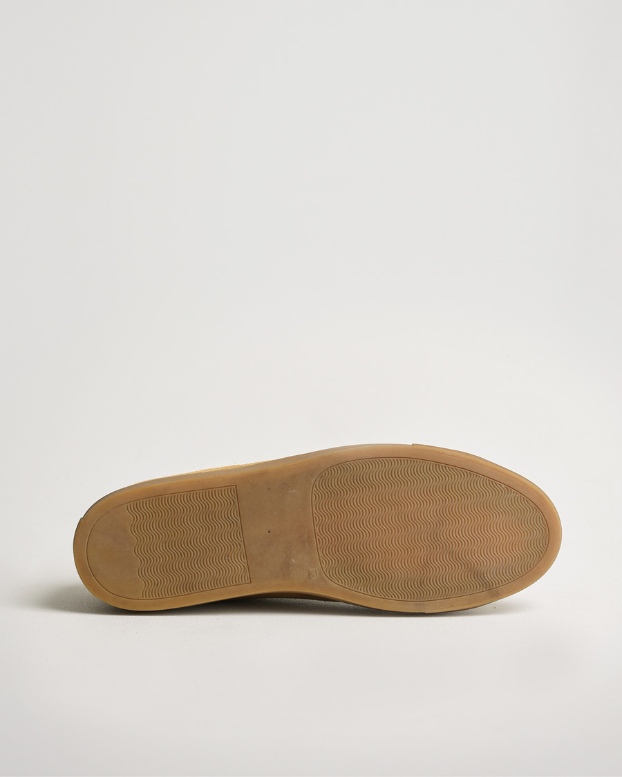 Heren | Common Projects Original Achilles Suede Sneaker Tan | Pre-owned | Common Projects Original Achilles Suede Sneaker Tan