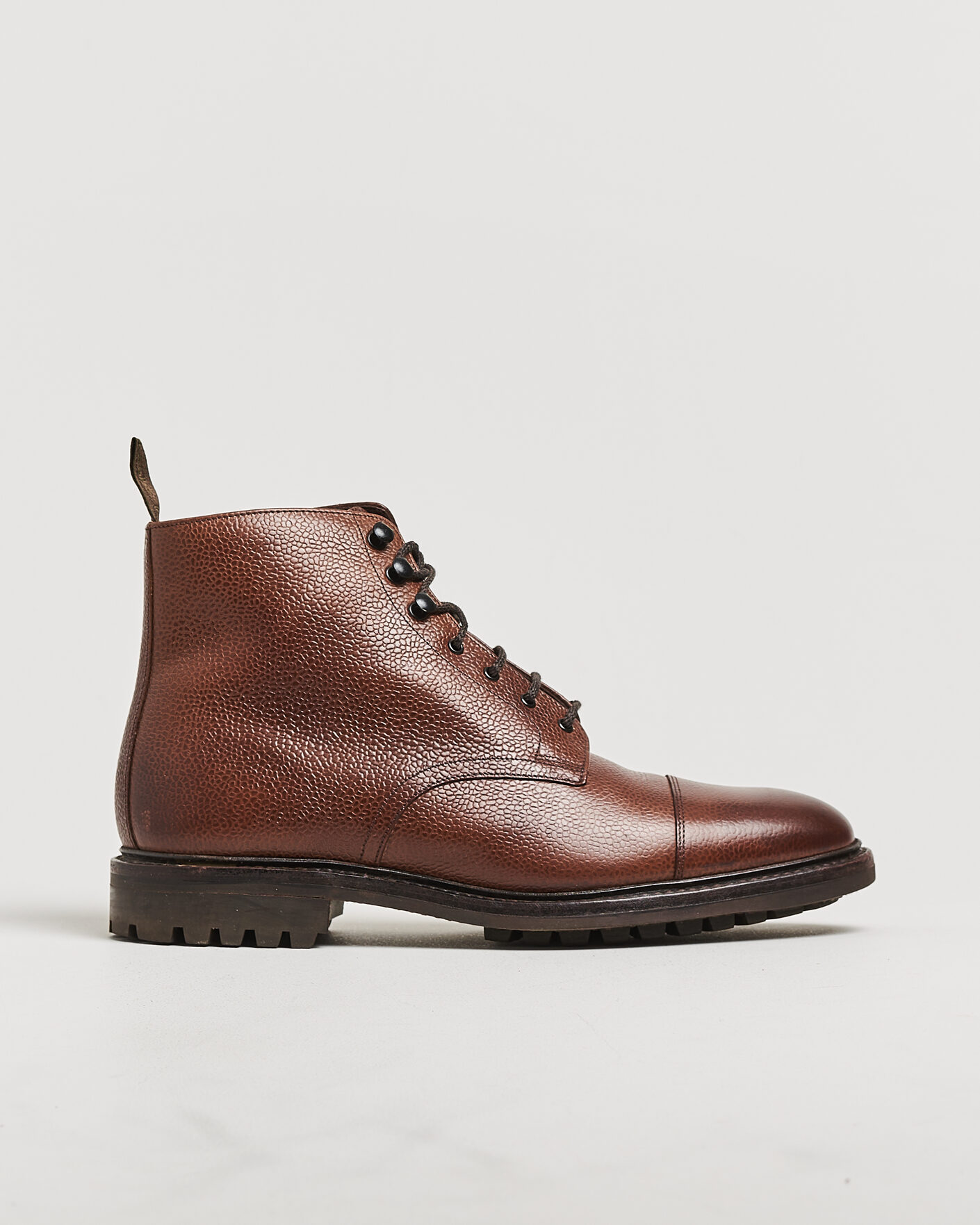 Heren | Pre-owned Goodyear genaaide schoenen | Pre-owned | Loake 1880 Sedbergh Derby Boot Brown Grain Calf UK9 - EU43