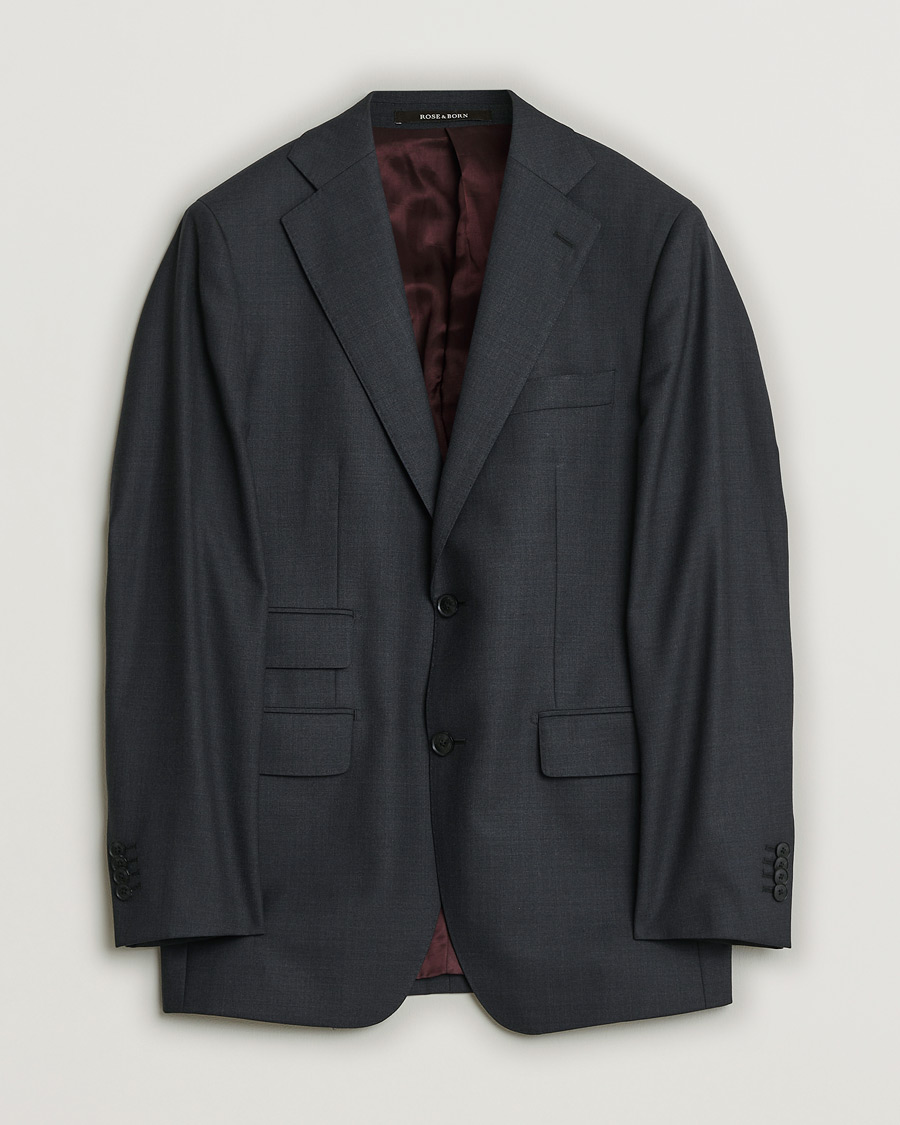Heren | Pre-owned Blazers | Pre-owned | Rose & Born Wool Blazer Grey 46