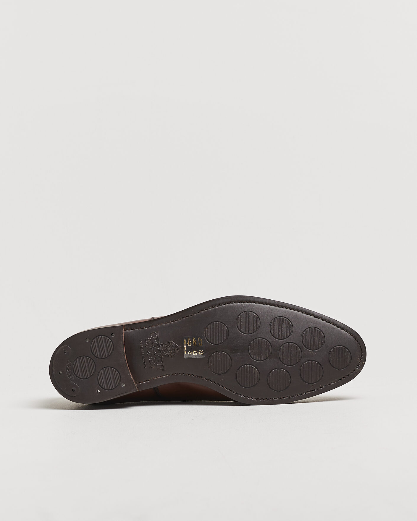 Heren | Pre-owned Goodyear genaaide schoenen | Pre-owned | Crockett & Jones Connaught 2 City Sole Dark Brown Calf UK9,5 - EU43,5