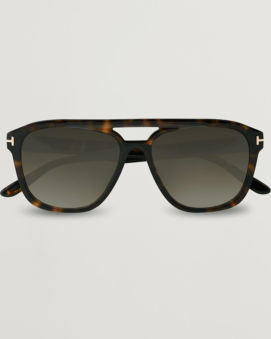 Heren | Tom Ford Gerrard FT0776 Sunglasses Havana/Gradient | Pre-owned | Tom Ford Gerrard FT0776 Sunglasses Havana/Gradient