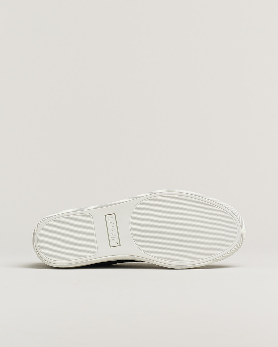 Heren | Lanvin DBB1 Patent Cap Toe Sneaker Black | Pre-owned | Lanvin DBB1 Patent Cap Toe Sneaker Black