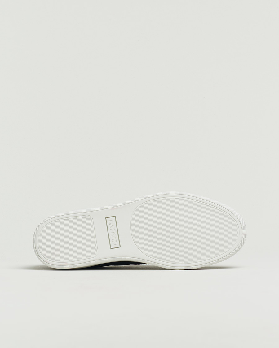 Heren | Lanvin DBB1 Patent Cap Toe Sneaker Black | Pre-owned | Lanvin DBB1 Patent Cap Toe Sneaker Black