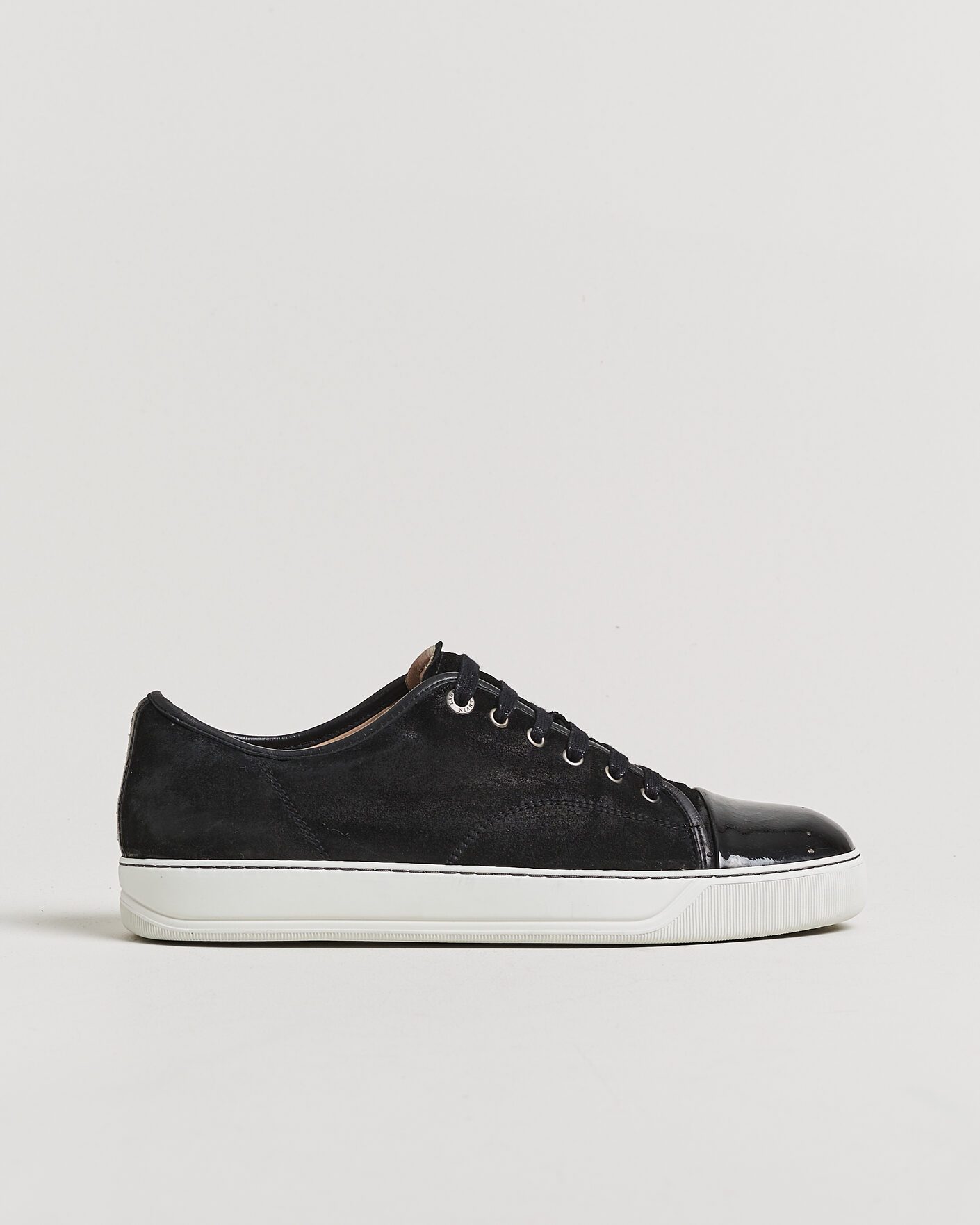 Heren | Pre-owned Schoenen | Pre-owned | LanvinDBB1 Patent Cap Toe SneakerBlackUK9 - EU43