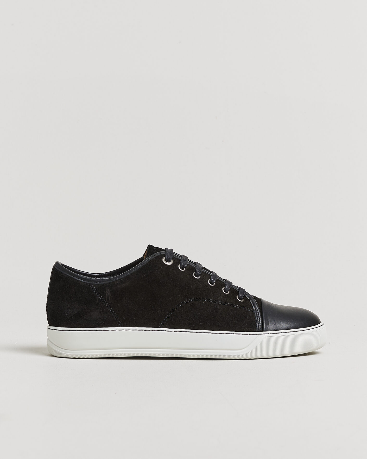 Heren | Pre-owned Schoenen | Pre-owned | Lanvin DBB1 Nappa Cap Toe Sneaker Black UK8 - EU42