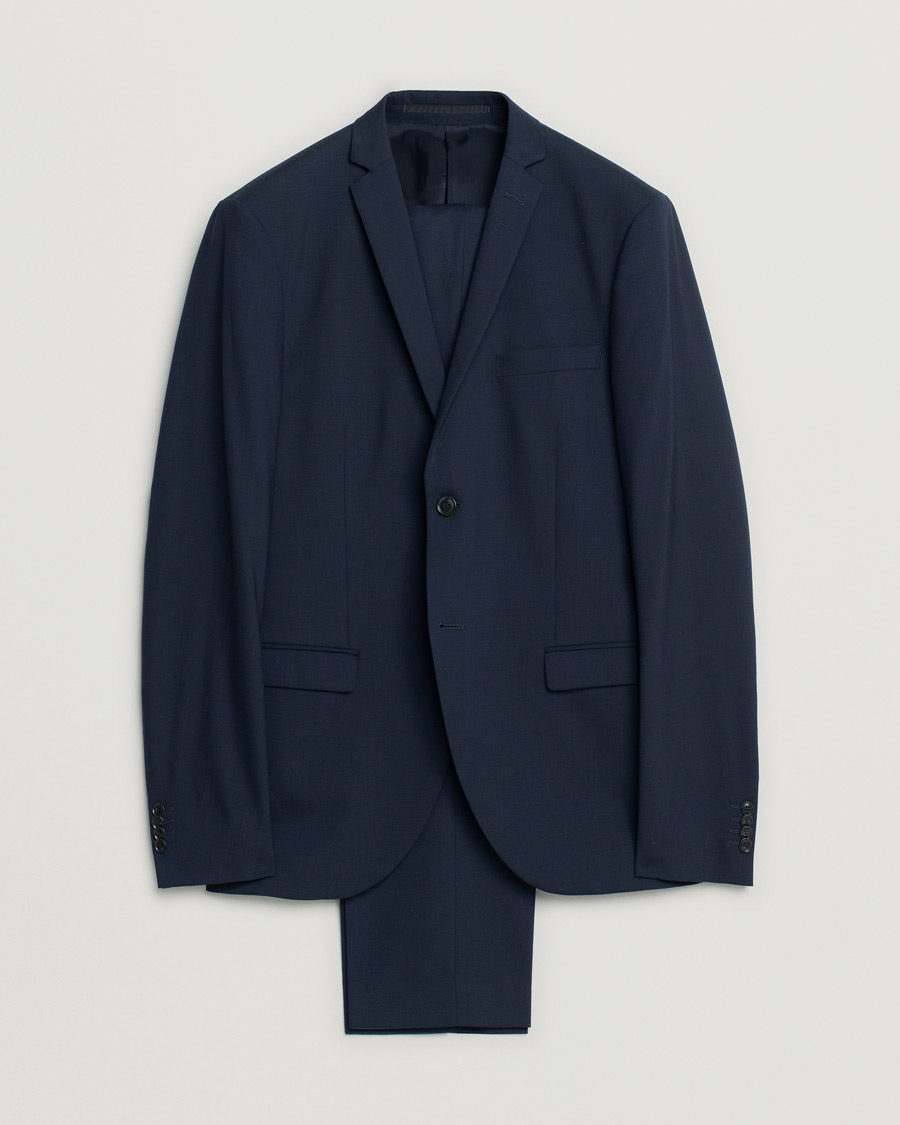 Heren | Tiger of Sweden Wool Suit Navy 50 | Pre-owned | Tiger of Sweden Wool Suit Navy 50