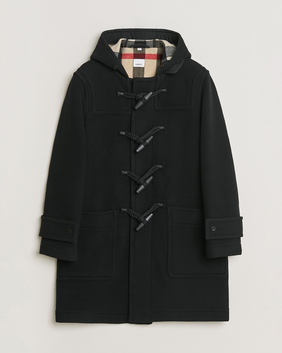 Burberry Wool Duffle Coat Black 50 | Man - CareOfCarl.nl