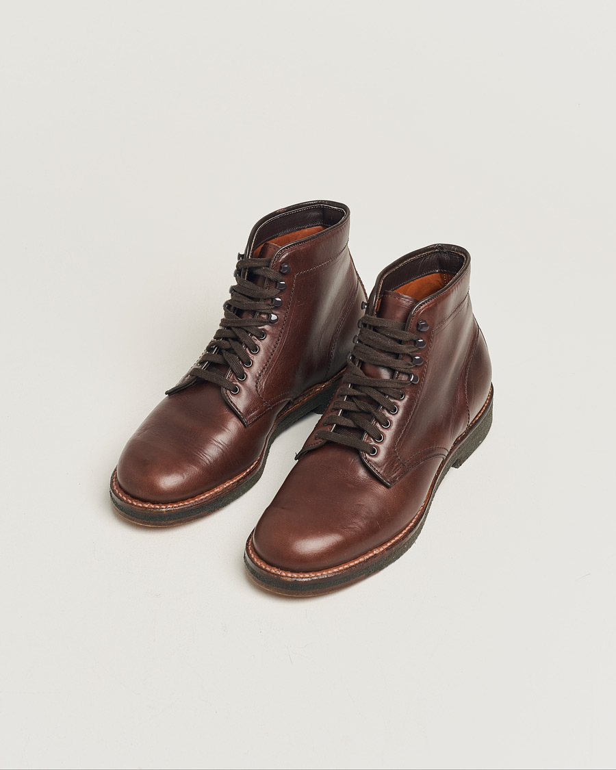Heren | Alden N6808 Boot Dark Brown Calf US7,5 - EU41 | Pre-owned | Alden N6808 Boot Dark Brown Calf US7,5 - EU41