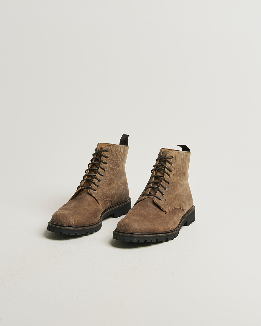 Heren | Pre-owned Schoenen | Pre-owned | Crockett & Jones Kelso Natural Rough-Out Suede Boots UK9 - EU43