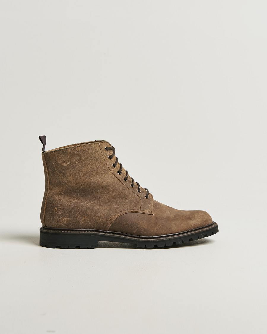 Heren | Pre-owned Schoenen | Pre-owned | Crockett & Jones Kelso Natural Rough-Out Suede Boots UK9 - EU43