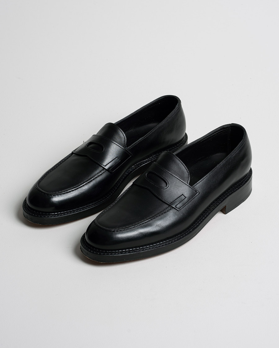 Heren | John Lobb Lopez New Standard Penny Loafer Black Calf UK8,5 - EU42,5 | Pre-owned | John Lobb Lopez New Standard Penny Loafer Black Calf UK8,5 - EU42,5