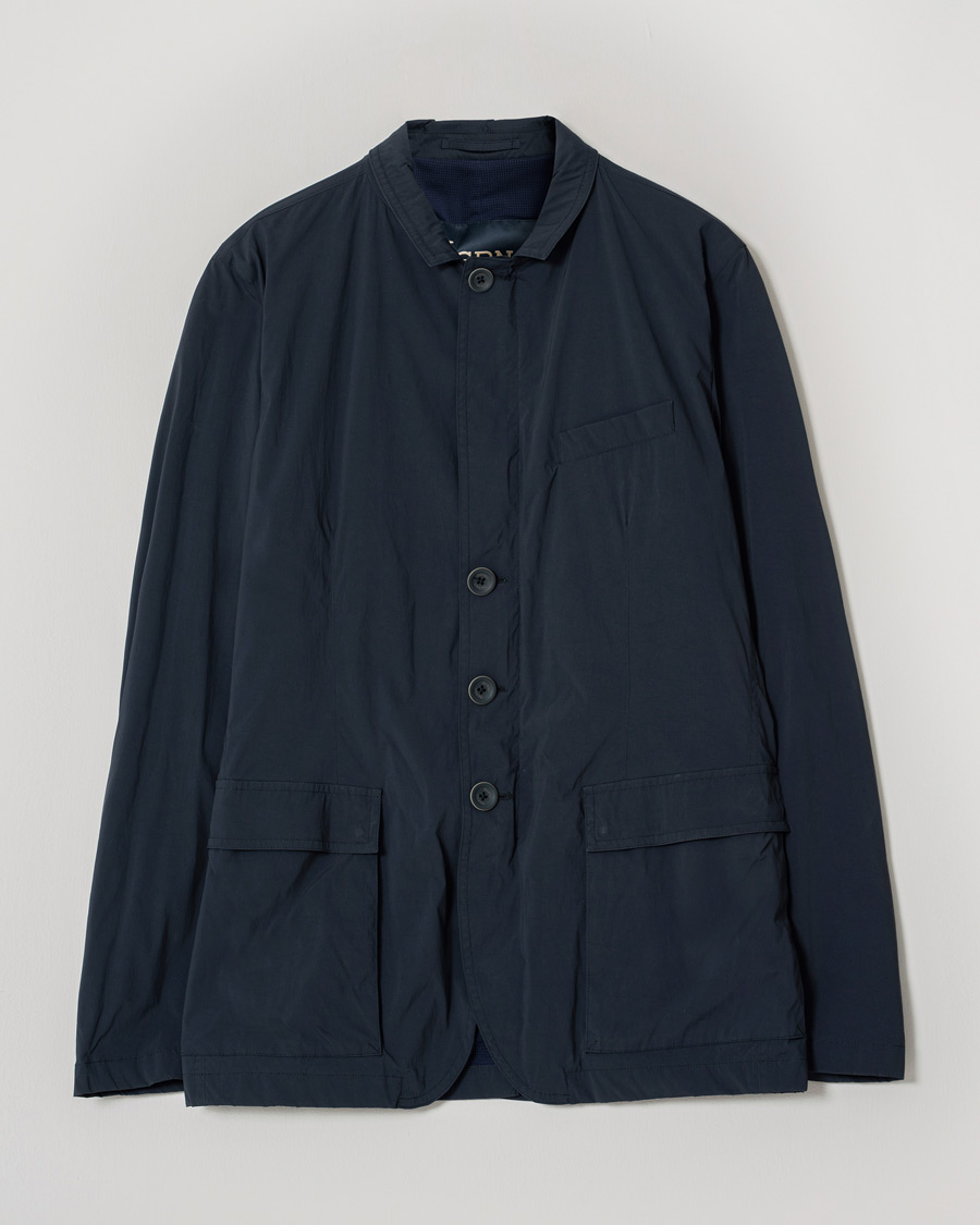 Heren | Jassen | Pre-owned | Herno Bi-Stretch City Jacket Navy 52