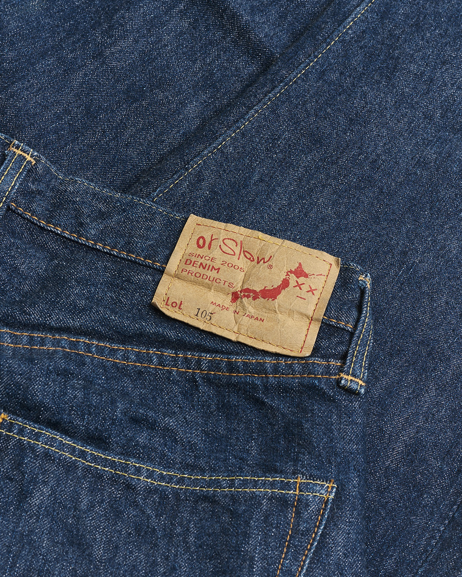 Heren | Pre-owned Broeken | Pre-owned | orSlow Straight Fit 105 Selvedge Jeans One Wash 1 - XS