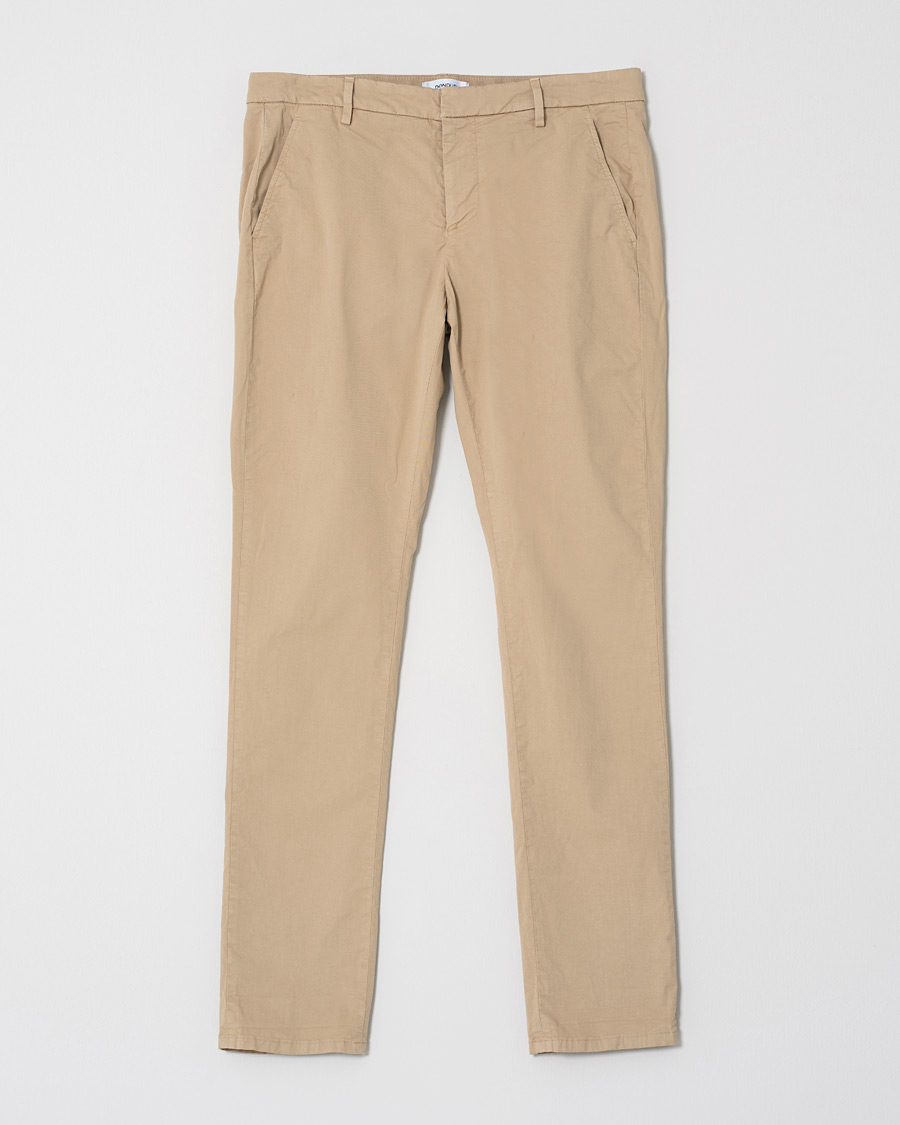 Heren | Broeken | Pre-owned | Dondup Gaubert Chinos Sand W33