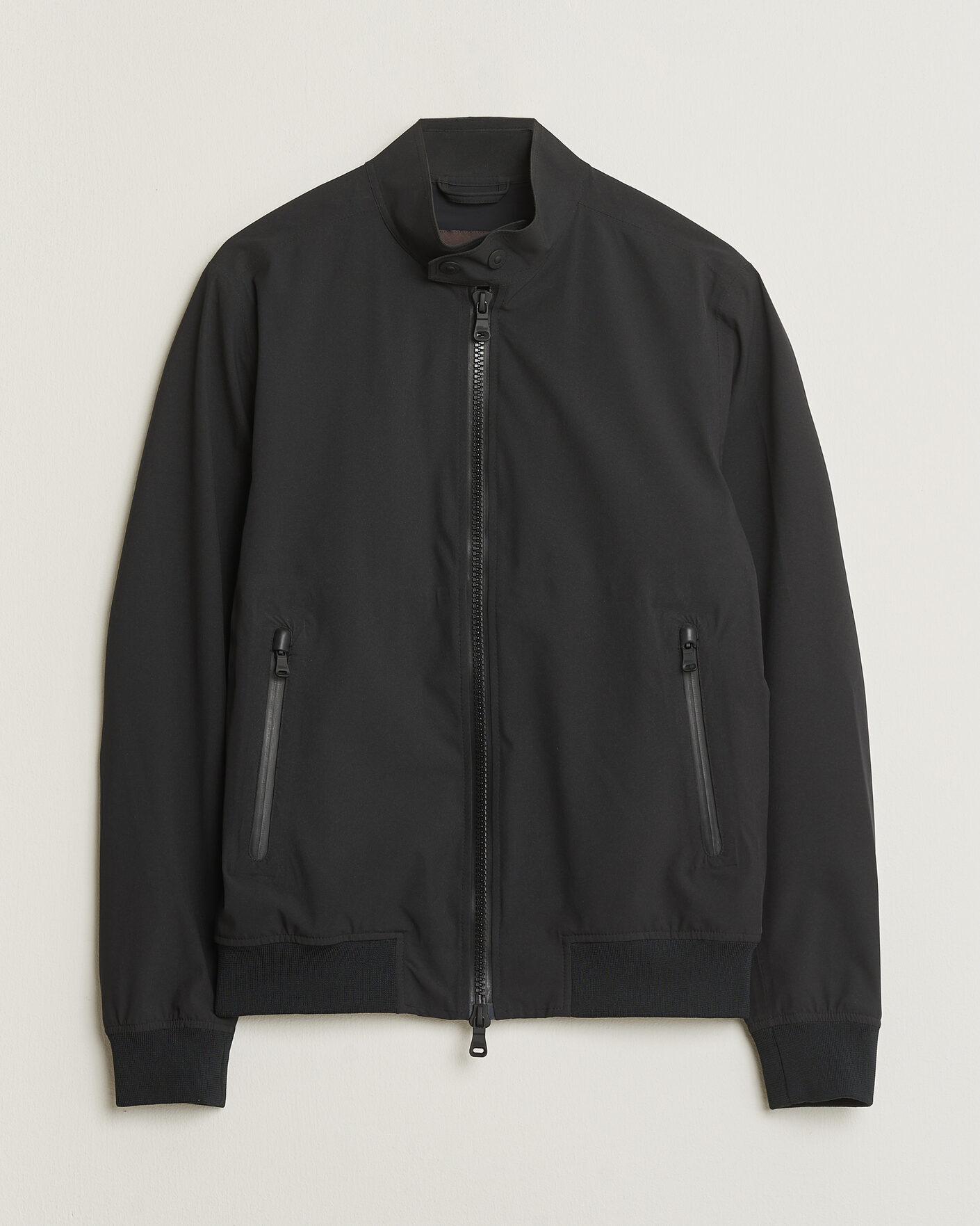 Heren | Pre-owned Jassen | Pre-owned | Oscar Jacobson Hamlin Harrington Jacket Black 46