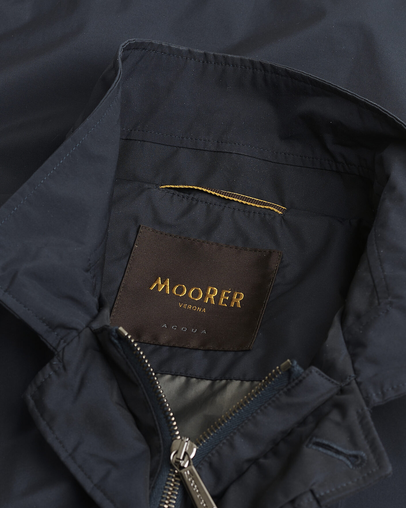 Heren | Pre-owned Jassen | Pre-owned | MooRER Waterproof Nylon Field Jacket Navy 50