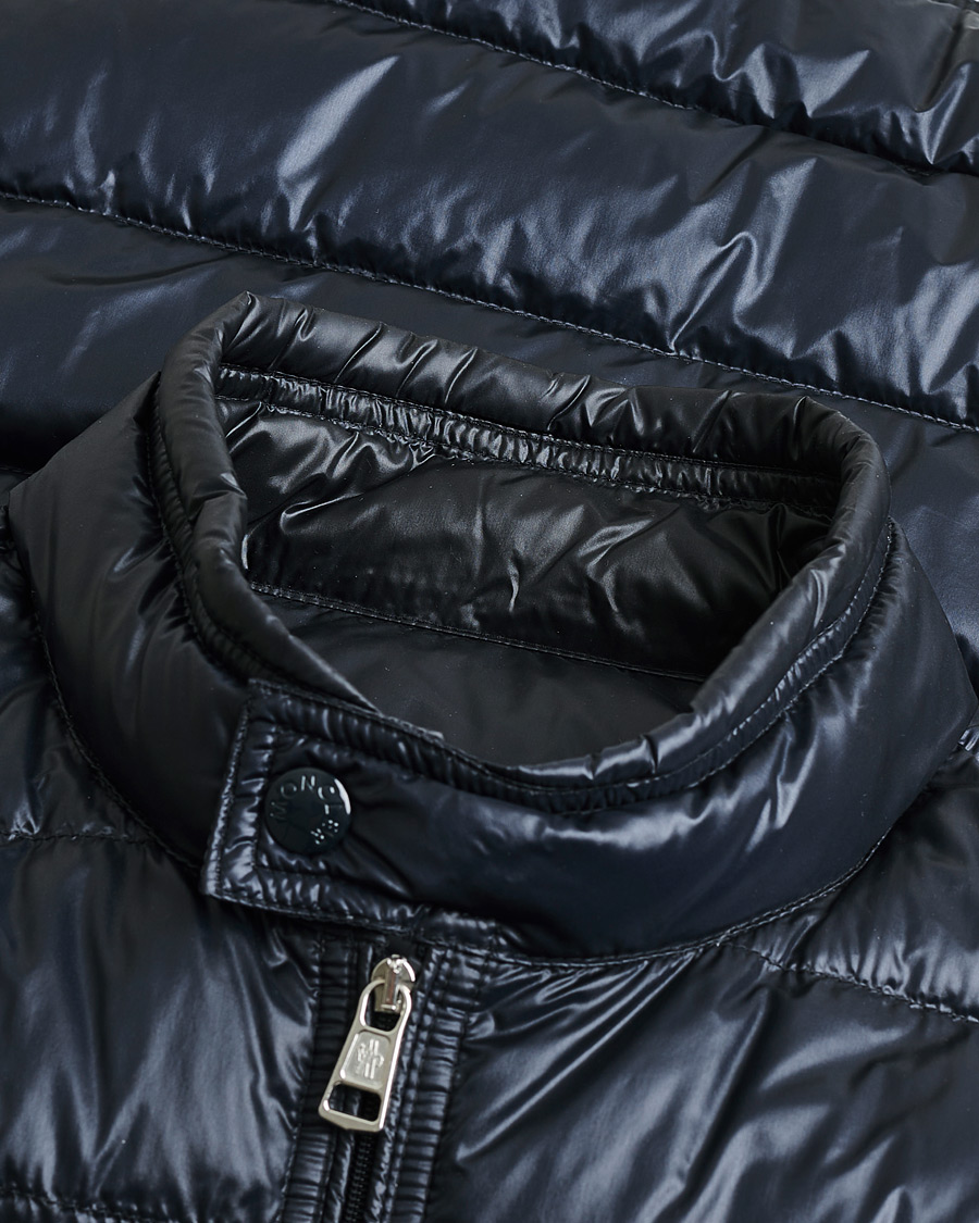 Heren | Gilets | Pre-owned | Moncler Gui Vest Navy