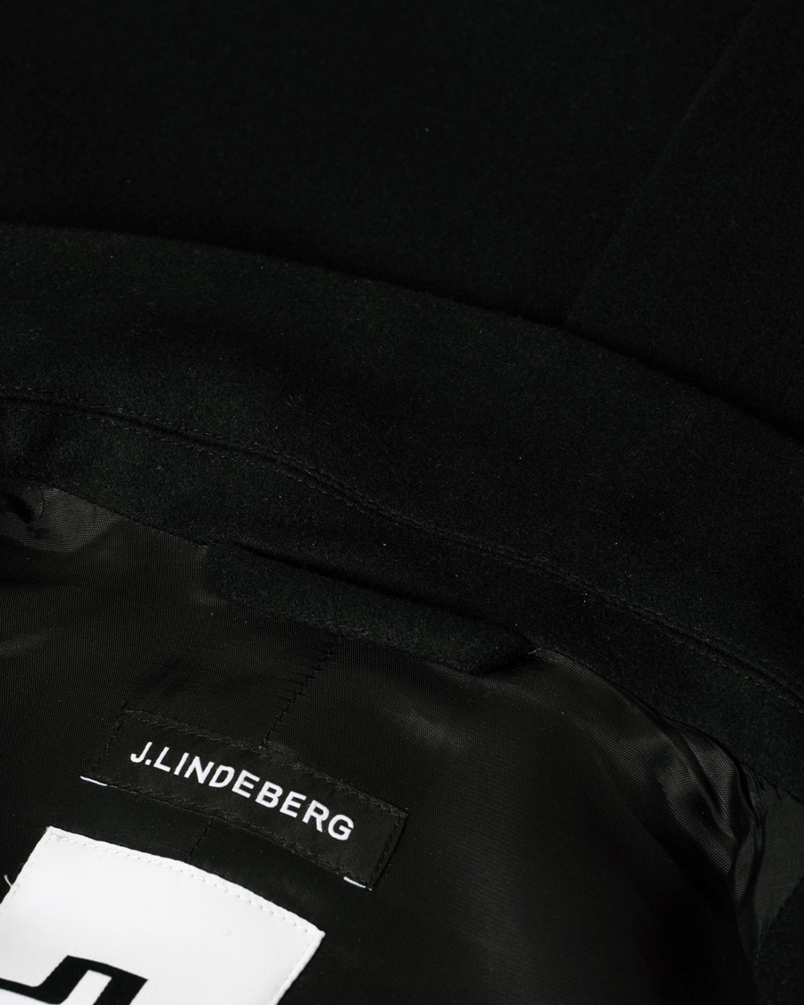 Heren | Jassen | Pre-owned | J.Lindeberg Holger Compact Melton Coat Black 48