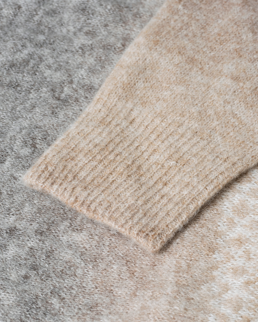 Heren | Truien | Pre-owned | Altea Norwegian Jacquard Alpaca Sweater Beige