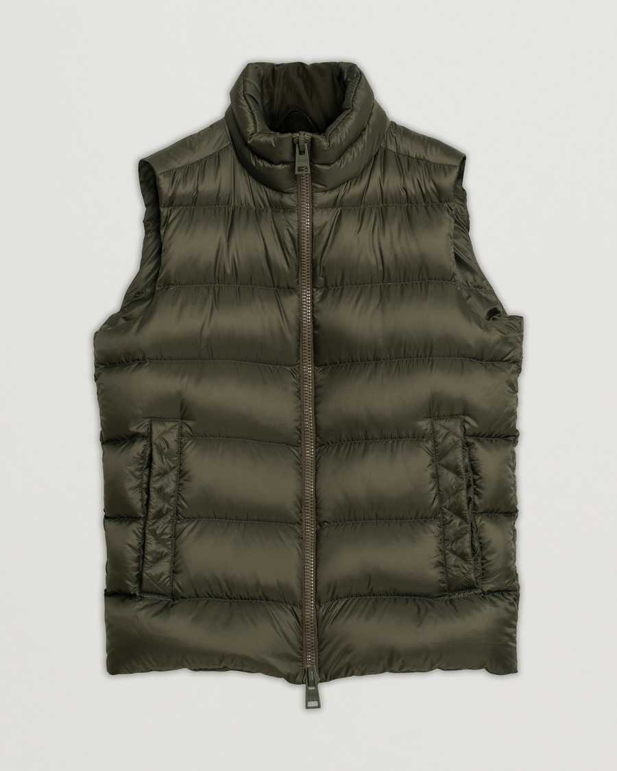 Heren | Jassen | Pre-owned | Herno Globe Down Puffer Gilet Forest Green