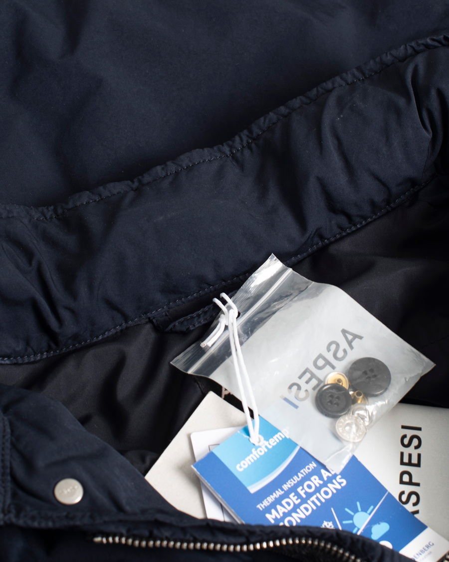 Heren | Jassen | Pre-owned | Aspesi Garment Dyed Field Jacket Navy