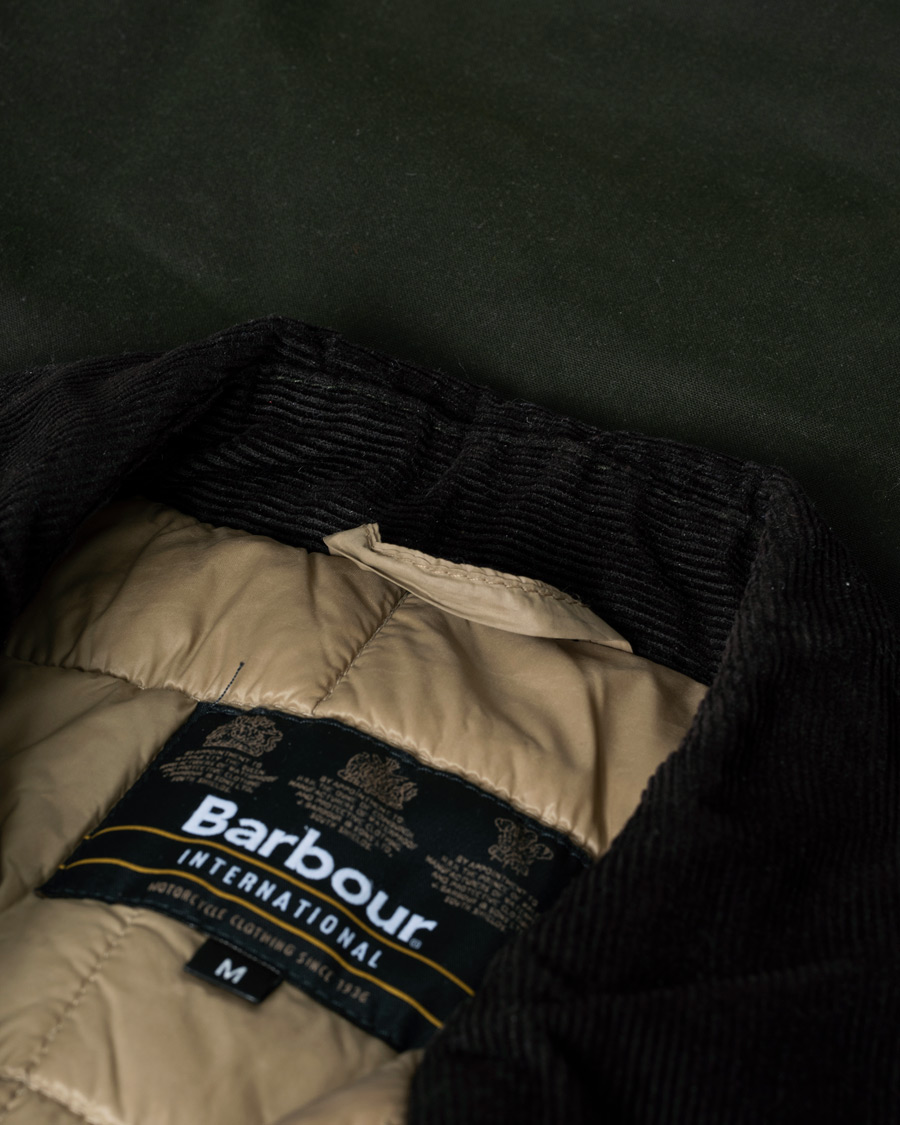 Heren | Jassen | Pre-owned | Barbour International Steve McQueen Workers Wax Jacket Sage