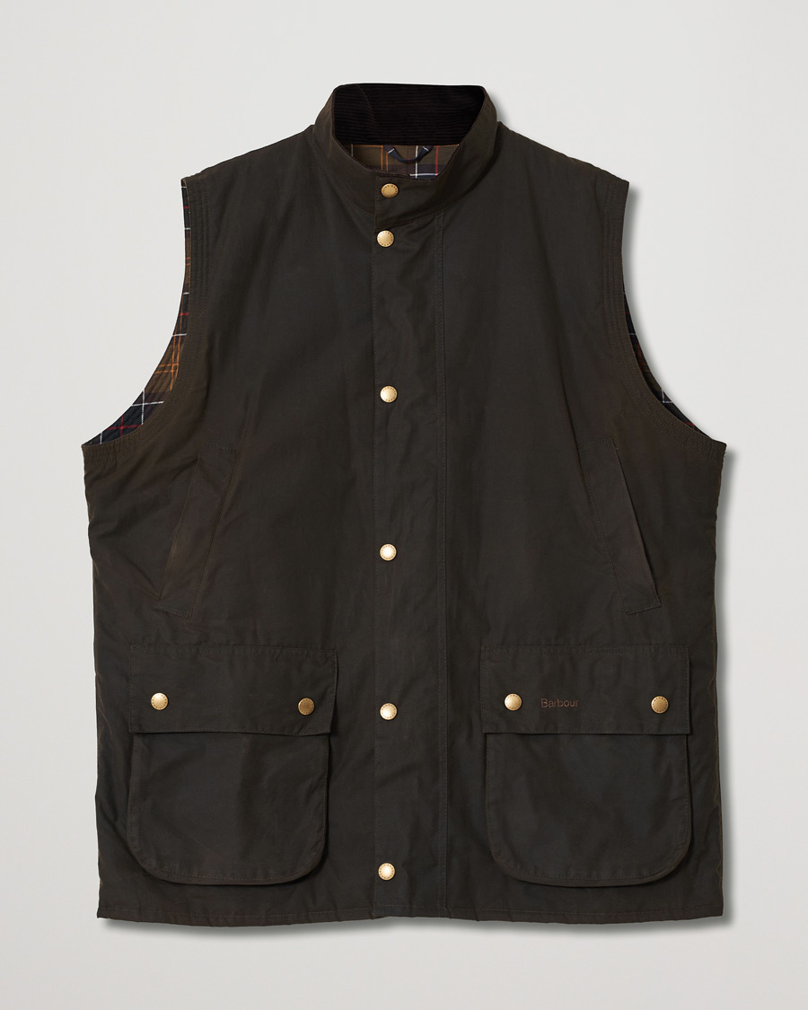 Heren | Jassen | Pre-owned | Barbour Lifestyle New Westmorland Waxed Vest Olive