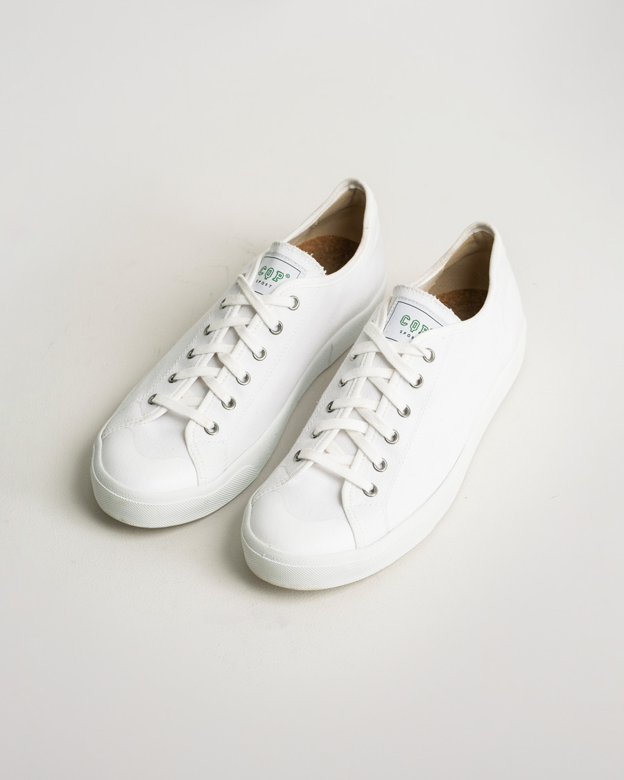 Heren | C.QP Clava Canvas Sneaker Great White | Pre-owned | C.QP Clava Canvas Sneaker Great White