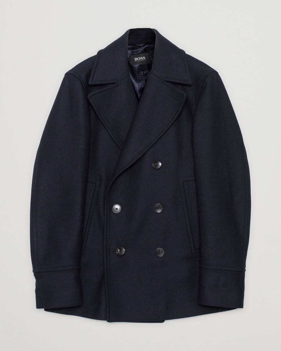 Heren | Jassen | Pre-owned | BOSS Hyde Peacoat Dark Blue