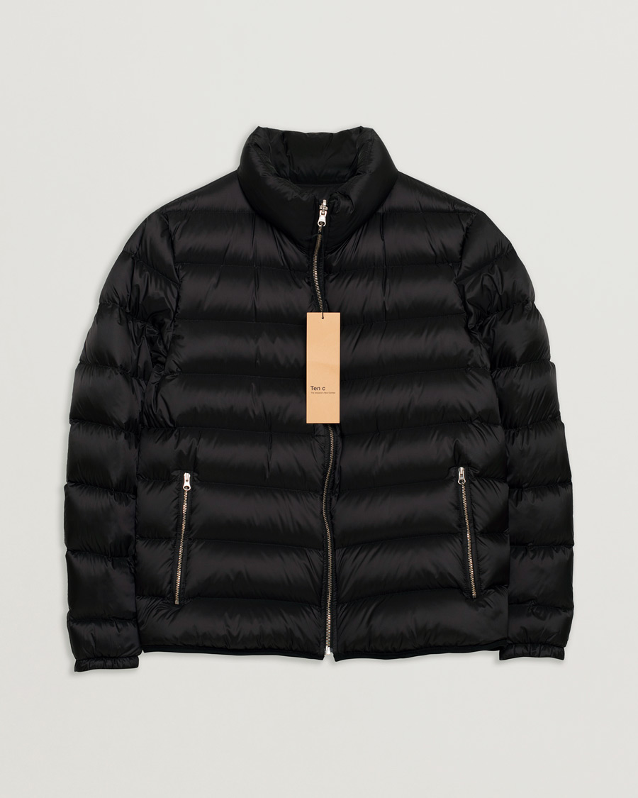 Heren | Ten c Down Liner With Pockets Black 48 | Pre-owned | Ten c Down Liner With Pockets Black 48