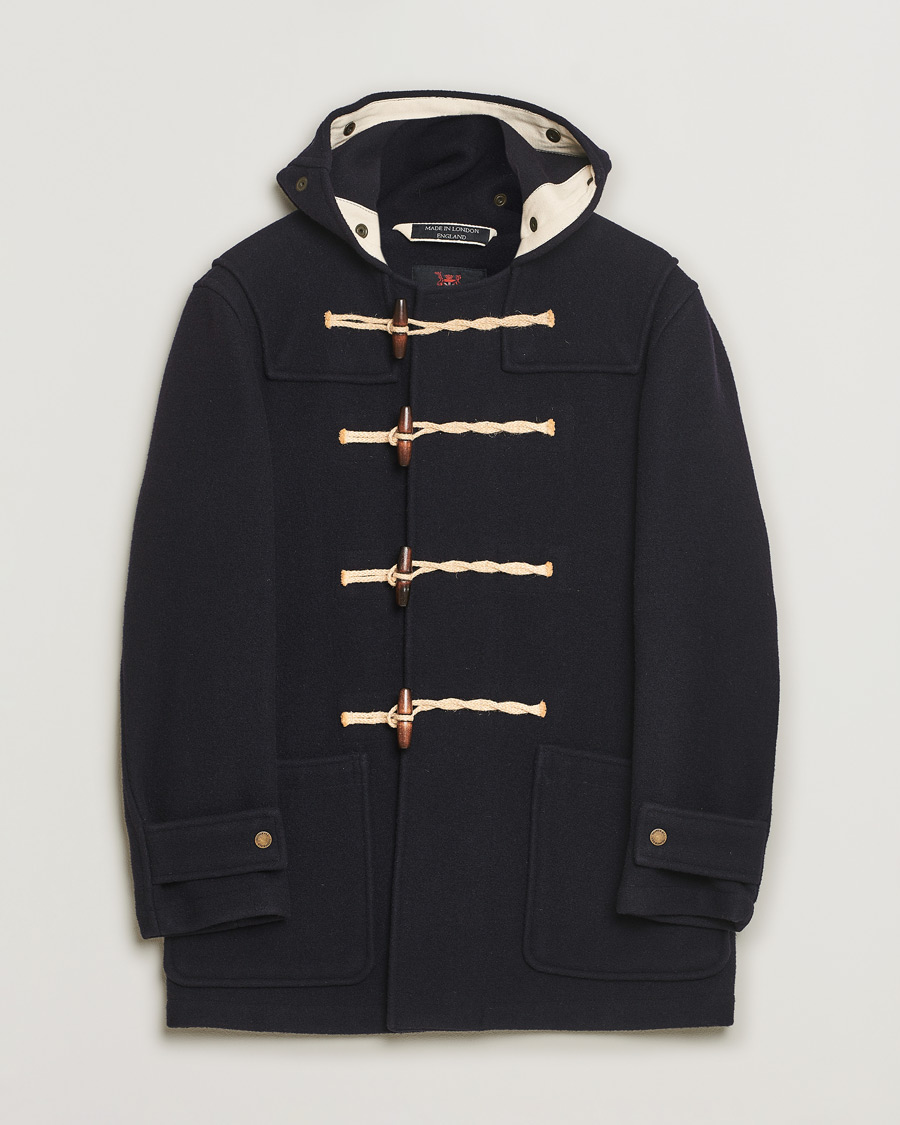 Heren | Jassen | Pre-owned | Gloverall Monty Original Duffle Coat Navy 38/48