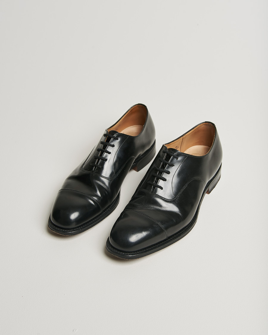 Heren | Church's Consul Calf Leather Oxford Black | Pre-owned | Church's Consul Calf Leather Oxford Black