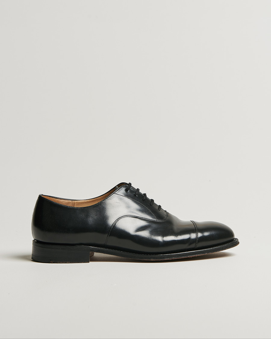 Heren | Church's Consul Calf Leather Oxford Black | Pre-owned | Church's Consul Calf Leather Oxford Black