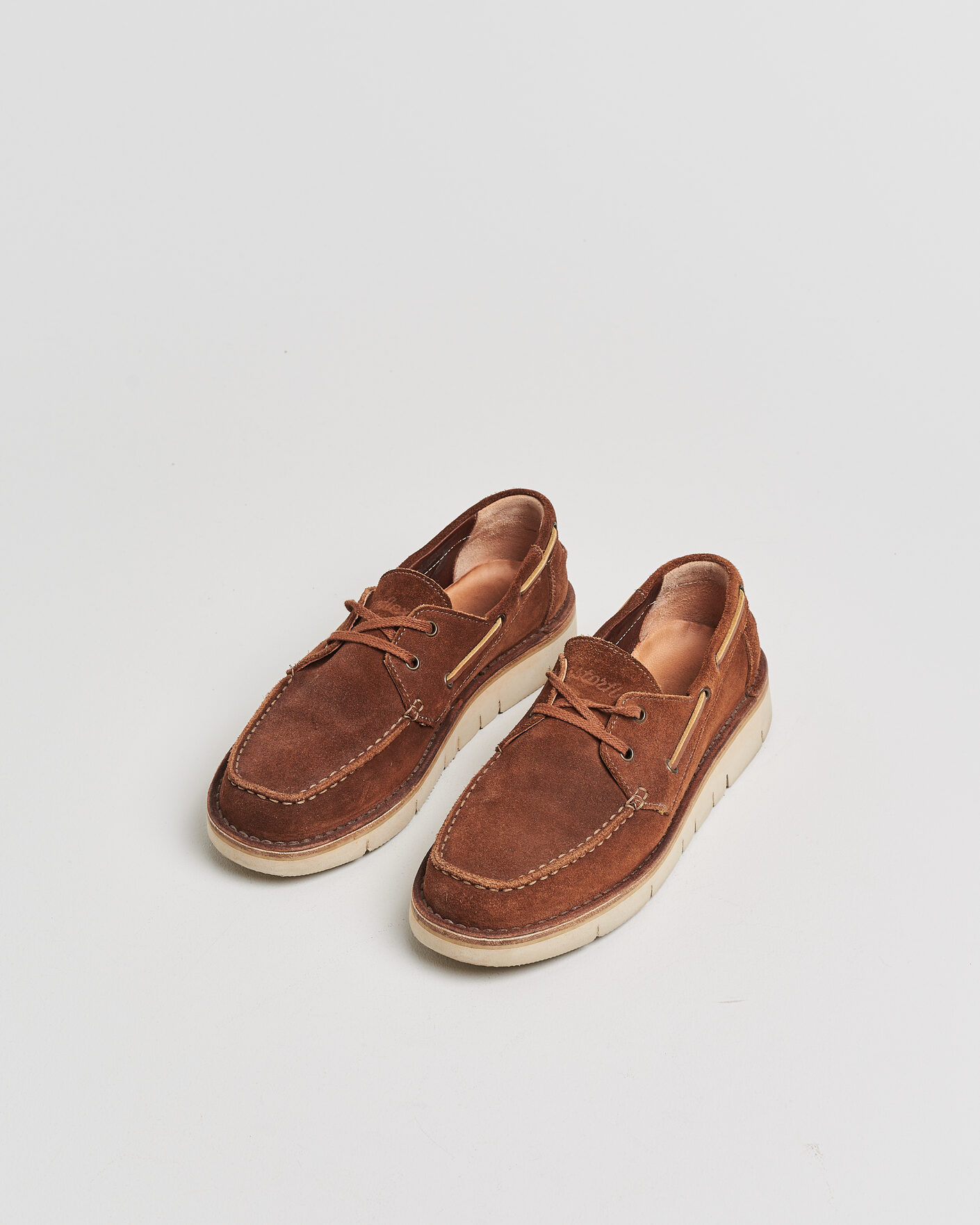 Heren | Pre-owned Schoenen | Pre-owned | Astorflex Boatflex Moccasin Brown Suede 43