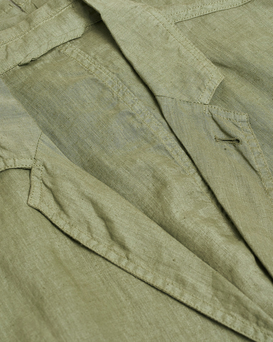 Heren | Blazers | Pre-owned | Aspesi Samuraki Linen Blazer Military