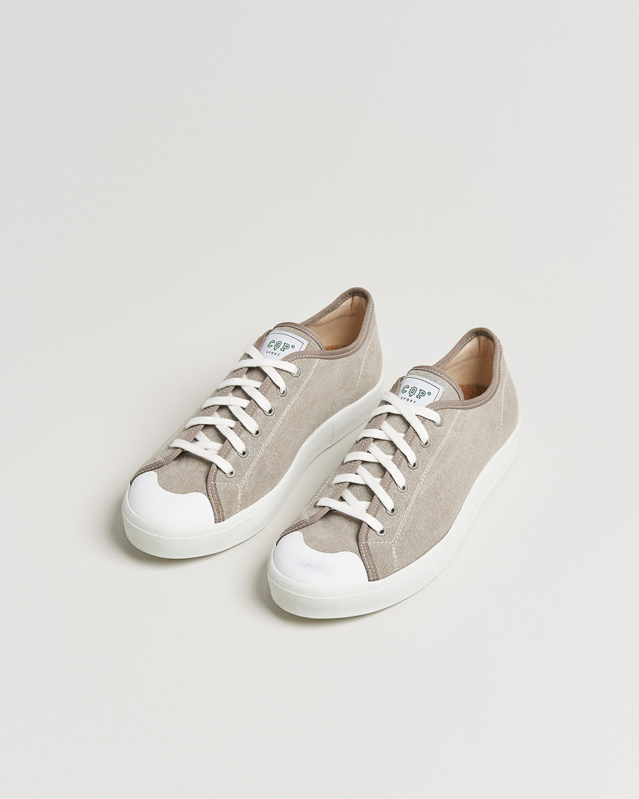 Heren | C.QP Clava Canvas Sneaker Pecan 44 | Pre-owned | C.QP Clava Canvas Sneaker Pecan 44