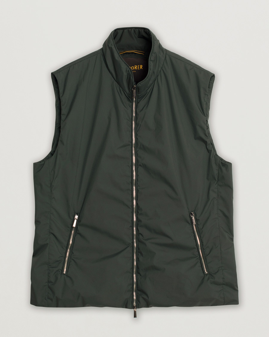 Heren | MooRER Senio Padded Vest Forest | Pre-owned | MooRER Senio Padded Vest Forest