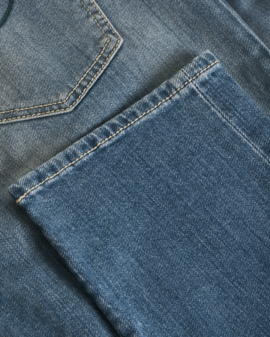 Heren | Jeans | Pre-owned | Jacob Cohën Nick 622 Slim Fit Stretch Jeans Light Blue W38