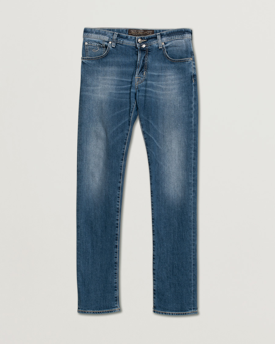 Heren | Jeans | Pre-owned | Jacob Cohën Nick 622 Slim Fit Stretch Jeans Blue W33