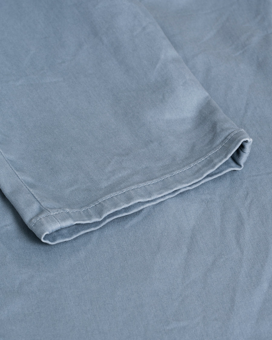 Heren | Broeken | Pre-owned | Briglia 1949 Slim Fit Cotton Chinos Light Blue