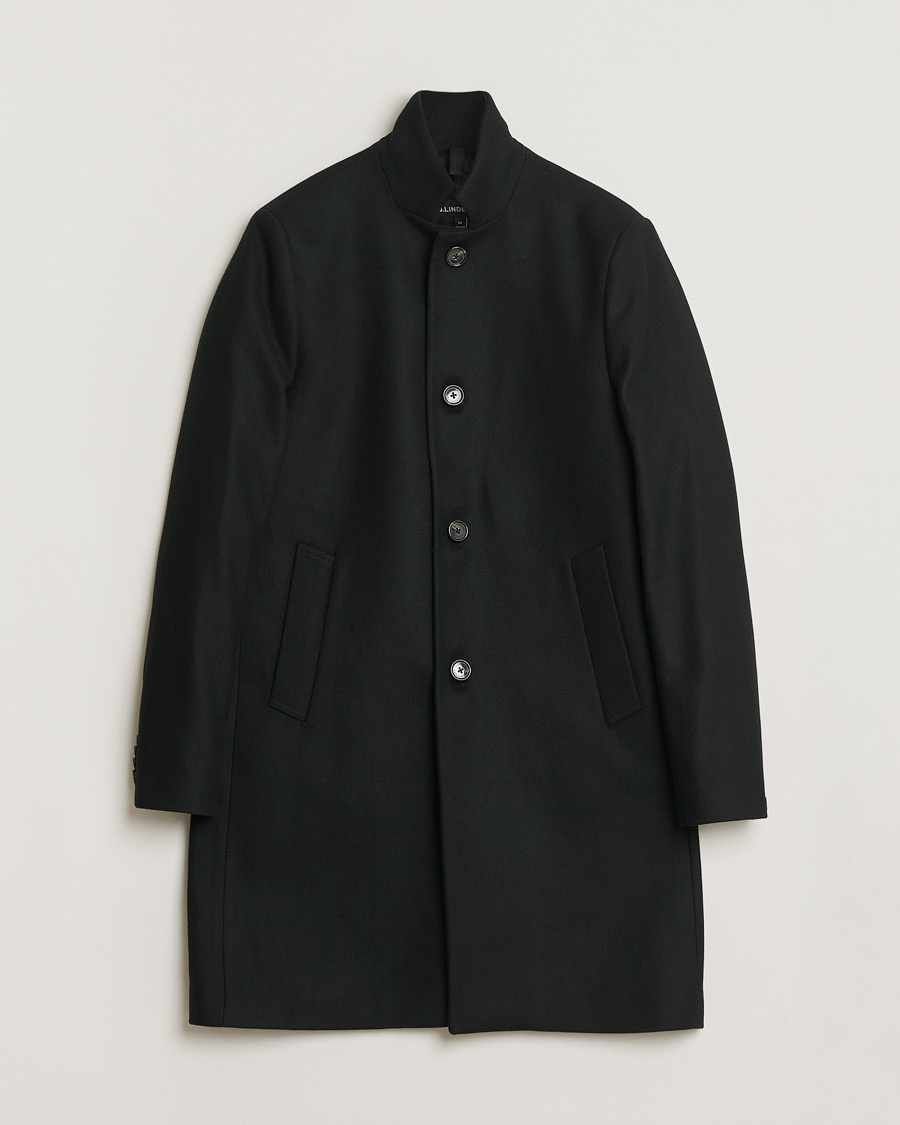 Heren | Pre-owned Jassen | Pre-owned | J.Lindeberg Holger 2.0 Melton Coat Black 50