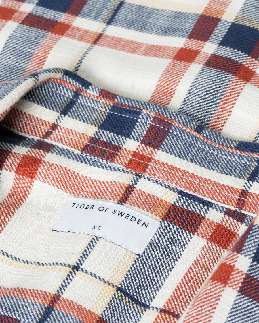 Heren | Overhemden | Pre-owned | Tiger of Sweden Benjamin Cotton Shirt Light Ink