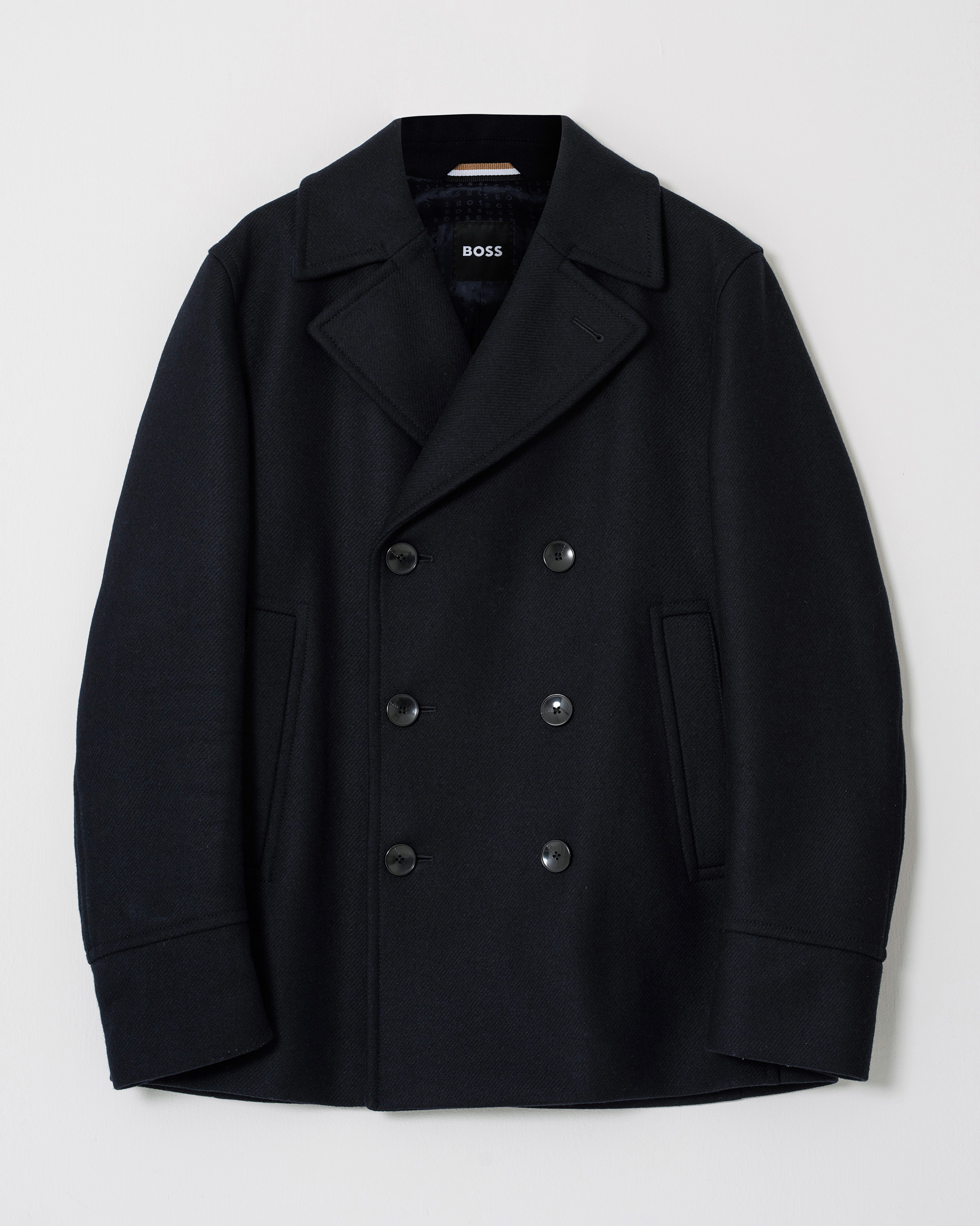 Heren | Jassen | Pre-owned | BOSS Hyde Peacoat Dark Blue 46