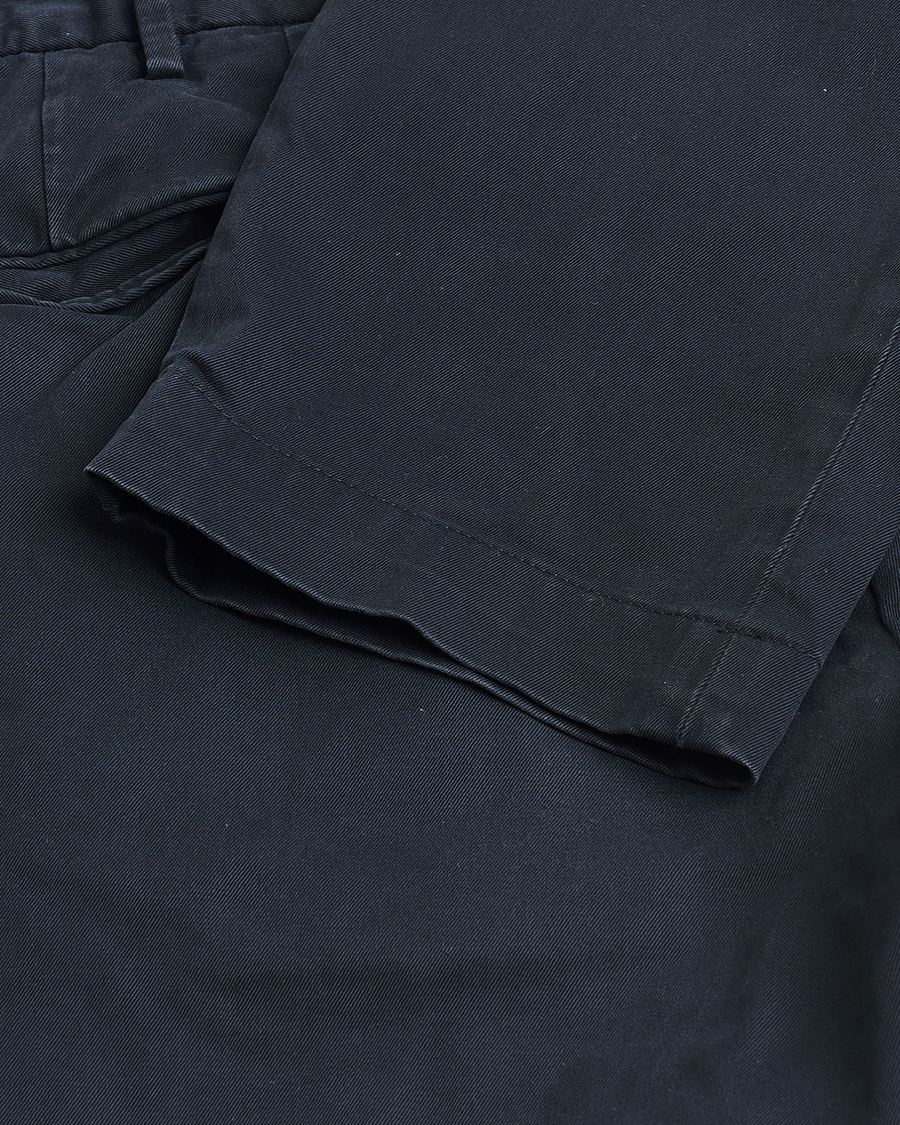 Heren | Pre-owned Broeken | Pre-owned | Incotex Slim Fit Cotton Stretch Chinos Navy 48