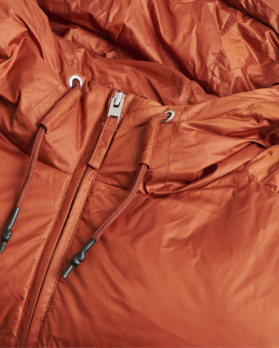 Heren | Pre-owned Jassen | Pre-owned | GANT Shiny Puffer Hooded Jacket Rust XL