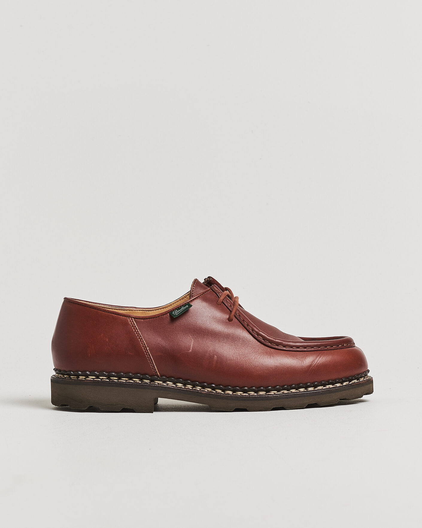 Heren | Pre-owned Goodyear genaaide schoenen | Pre-owned | Paraboot Michael Derby Marron 43,5