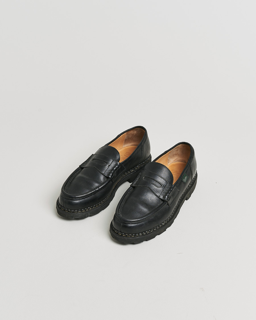 Heren | Pre-owned Goodyear genaaide schoenen | Pre-owned | Paraboot Reims Loafer Black UK9 - EU43